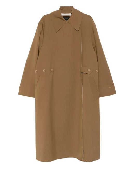 Manteau À Col Pointu Lacoste pour homme en coloris Natural