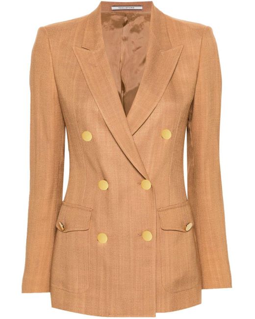 Tagliatore Natural Double-Breasted Jacket