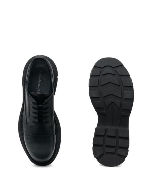 Zapatos Tread con cordones Alexander McQueen de hombre de color Black