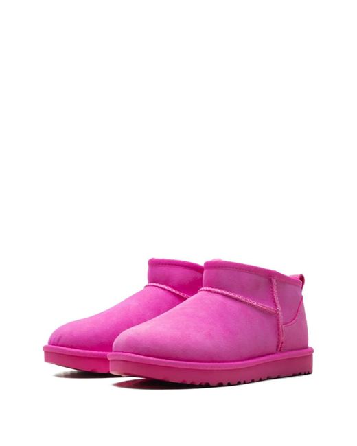 Ugg Purple Classic Ultra Mini Boots