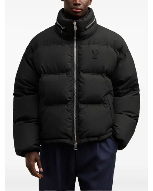 Doudoune À Logo AMI pour homme en coloris Black