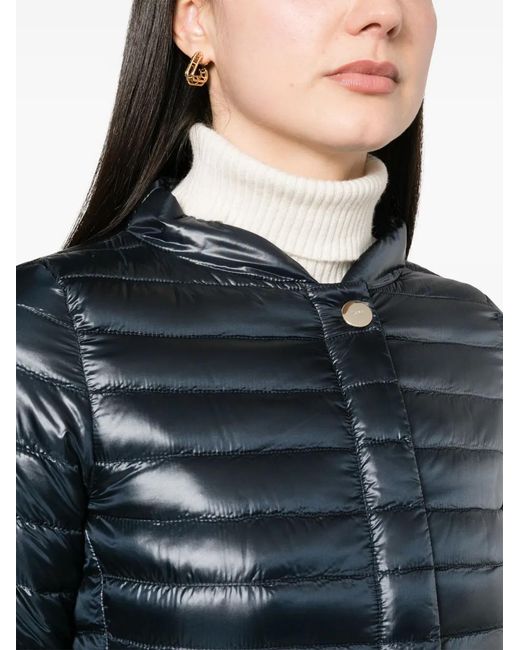 Herno Black Ultralight Nylon Down Jacket