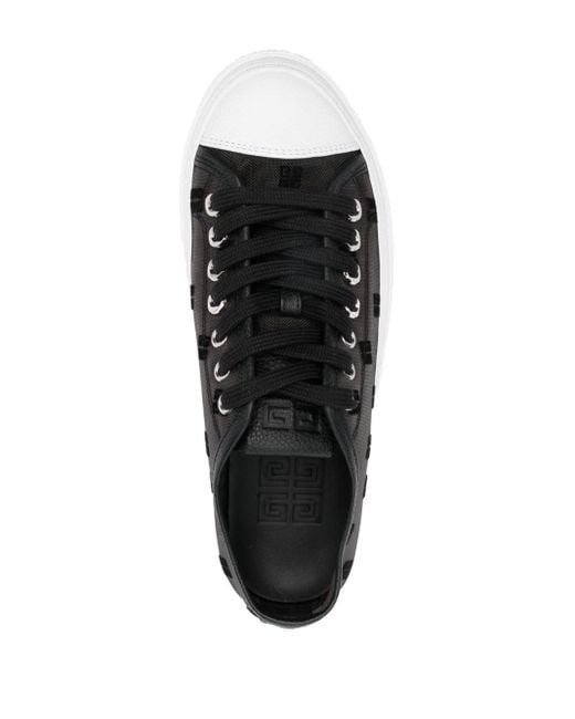 Givenchy Brown City 4g Mesh Sneakers
