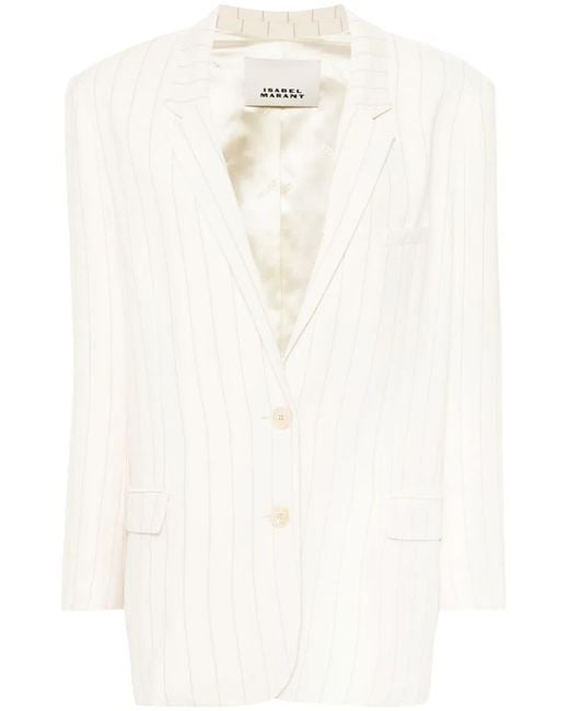 Isabel Marant White Oceany Blazer
