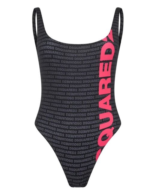 DSquared² Badpak Met Logo in het Black