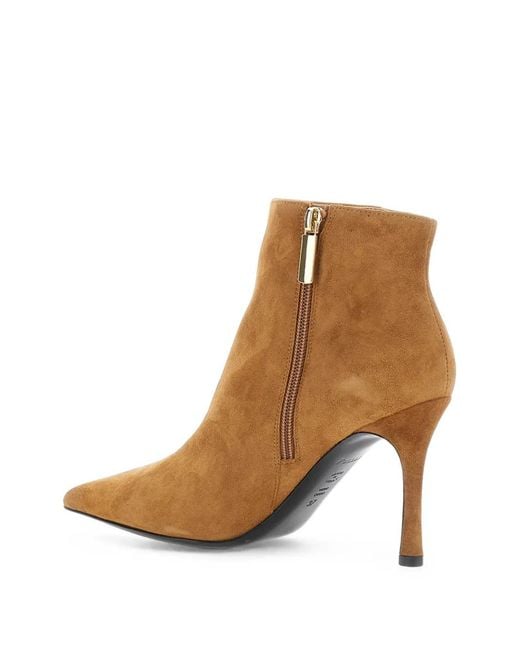 Pollini Brown Pointed-Toe Ankle Boots