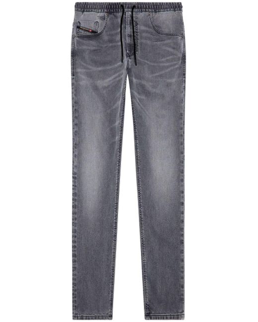 DIESEL Gray D-krooley Mid-rise Jeans for men