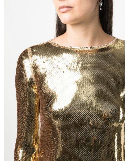Long sleeve cheap glitter top