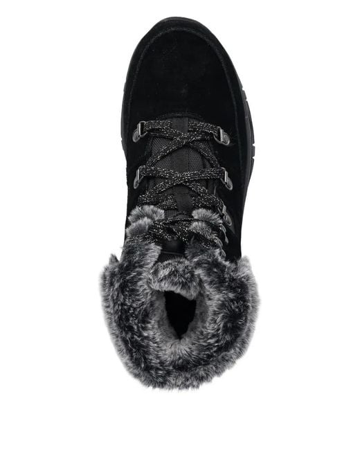 Skechers Black Snow Worries Stiefel