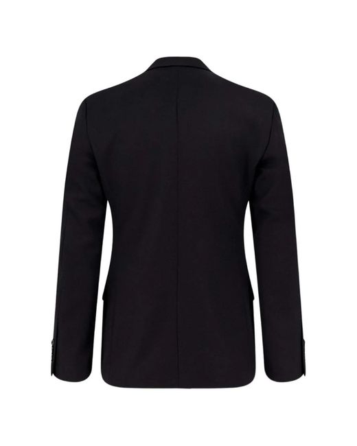 TONYWACK Blue Double-Breasted Buttoned Blazer for men