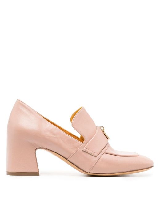 Zapatos Lock con tacón de 70mm Madison Maison de color Pink