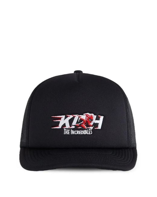 Kith Black X Disney Pixar Dash Nolan Trucker Adjustable Hat for men