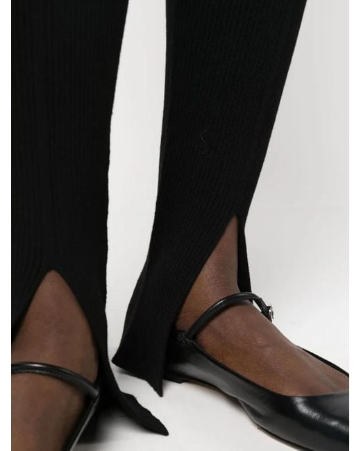 Legging Fendu À Design Nervuré Aeron en coloris Black