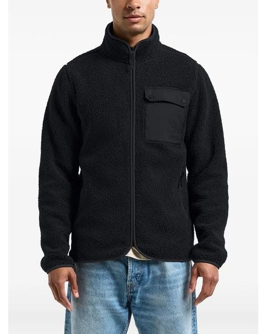 Didriksons Black Peter Zip-Up Fleece Jacket for men