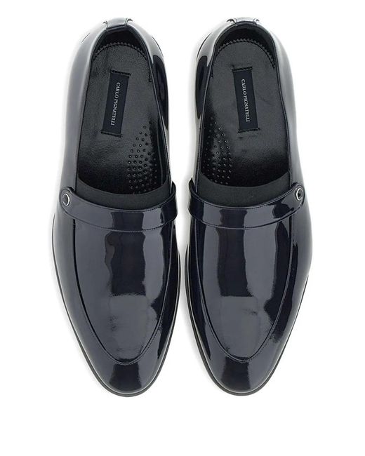 Carlo Pignatelli Gray Rugan Loafers for men