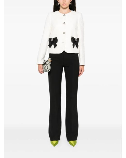 Nissa Black Flared Trousers