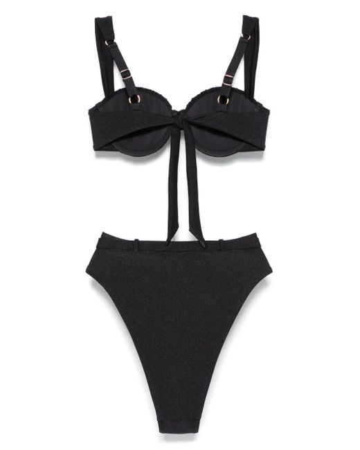 Noire Swimwear Black Onyx Bikini Set