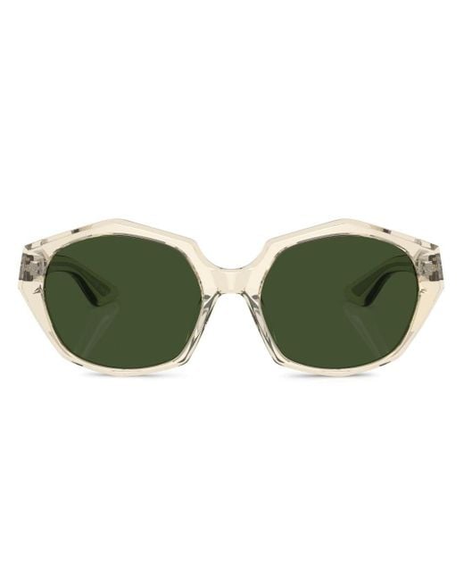 Oliver Peoples Green Transparent Oversize-frame Sunglasses