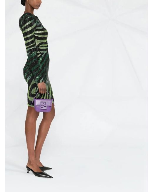 Philipp Plein Green Maxi Dress