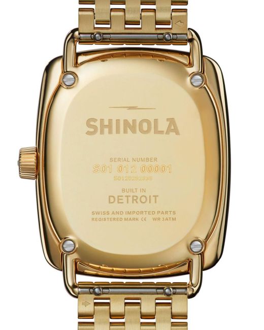 Shinola The Birdy Horloge in het Metallic