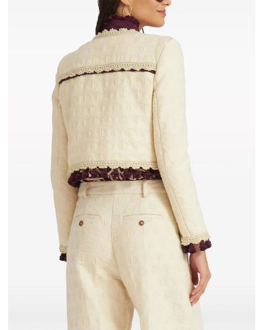 LaDoubleJ Natural Tasseled Bijoux Jacket