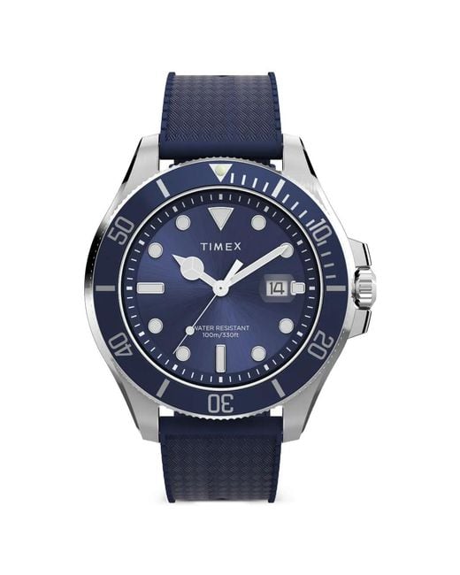 Timex Blue Harborside Coast 44Mm Watch for men