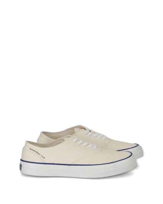 Fortela White Logo-Print Sneakers for men