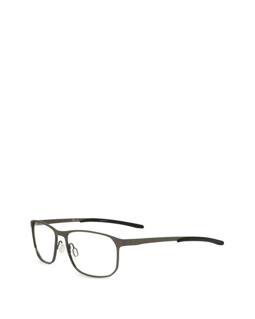 Under Armour White Rectangle-Frame Glasses for men