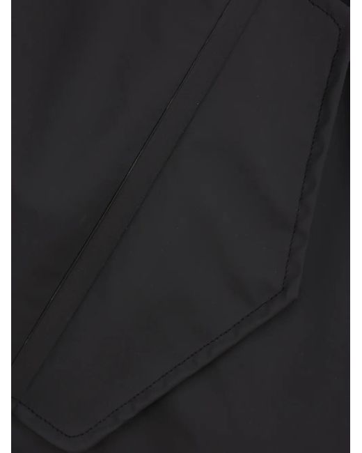 Rains Black X 10 Corso Como Printed Hooded Raincoat for men
