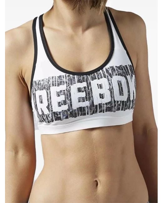 Reebok Brown Hero Racer Bra