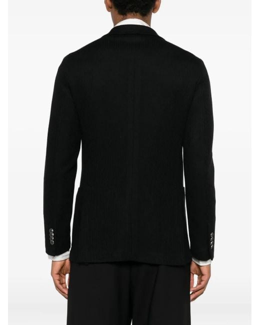 Chaqueta Con Botones Tagliatore de hombre de color Black