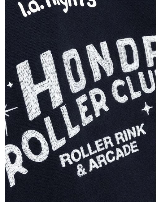 Honor The Gift Blue Logo Crew-Neck T-Shirt for men