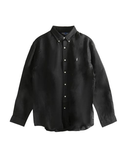 Polo Ralph Lauren Black Cotton Shirt for men