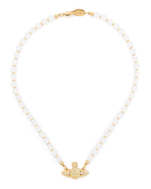 Vivienne Westwood White Messaline Choker