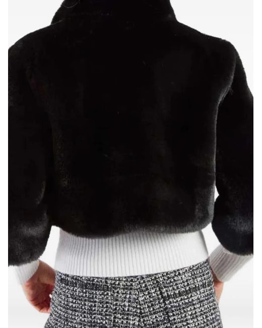 Rene' Derhy Black Crooped Jacket