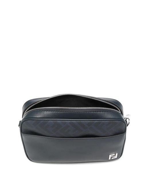 Fendi Blue Sac Porté Épaule Ff Squared for men