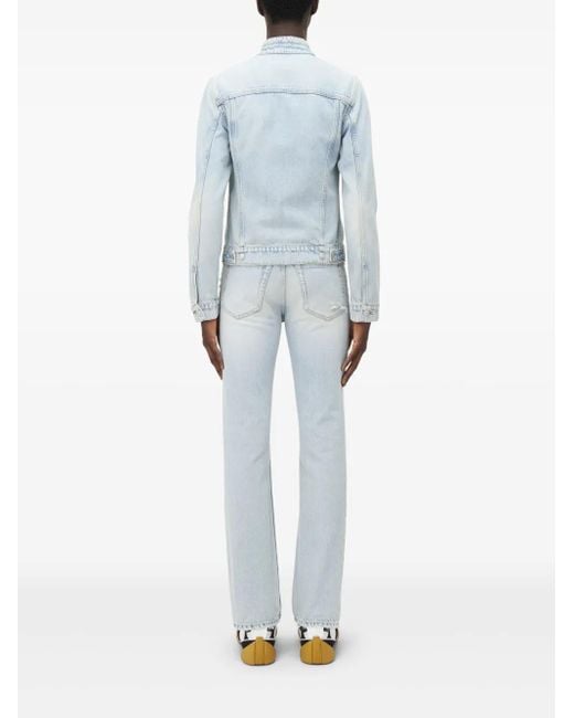 McQueen Blue Cotton Jeans for men