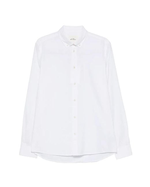 Les Deux Button-Down Overhemd in het White voor heren