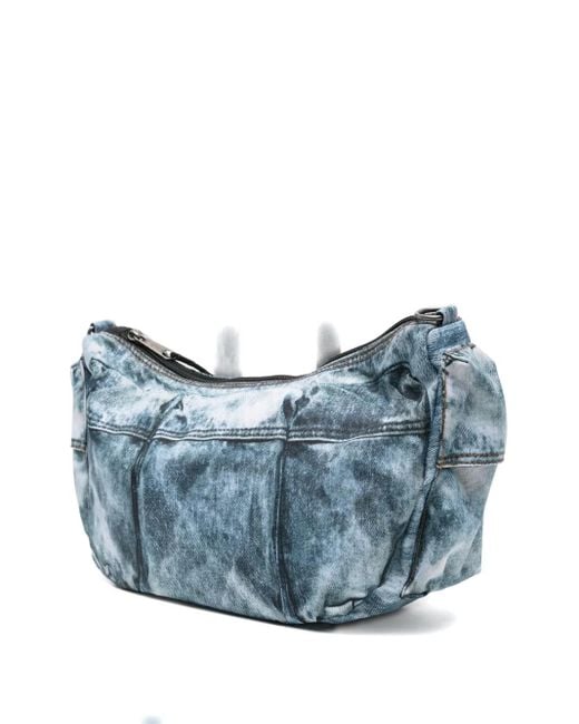 Eastpak Blue X Diesel Denim-Effect Shoulder Bag