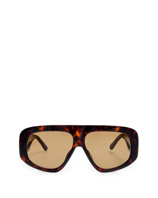 The Attico Black Milano Pilot Sunglasses