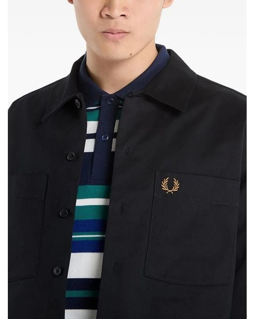 Camicia di Fred Perry in Blue da Uomo