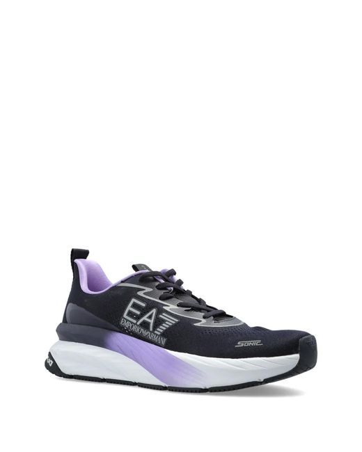 EA7 White Logo Sneakers
