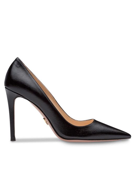prada leather pumps