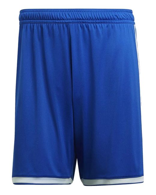 Adidas Blue Regista 18 Stripe Track Shorts for men