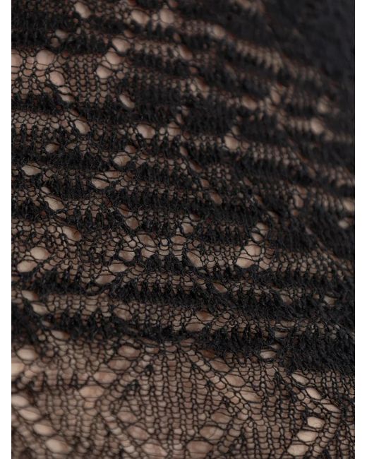 DSquared² Black Openwork Sleeveless Vest
