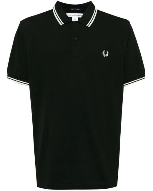 Comme des Garçons Black Con Ricamo Polo for men
