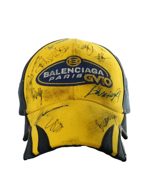 Gorra Scribble Balenciaga de hombre de color Yellow