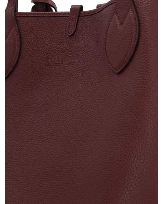 Gucci Totissima リバーシブル レザーハンドバッグ L Purple