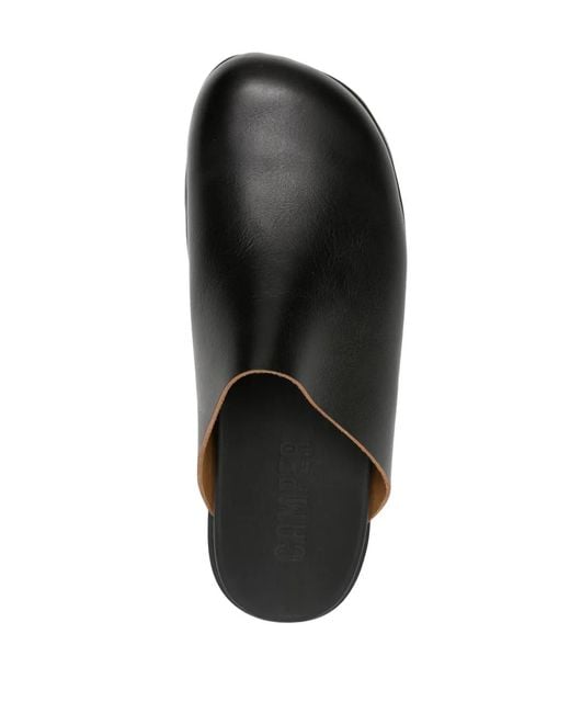 Camper Brutus Slipper Aus Leder in Black für Herren