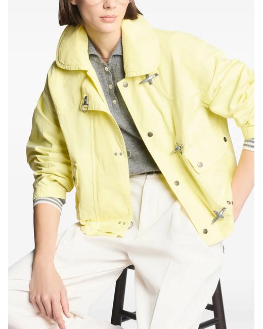 Fay Yellow Front-Pockets Jacket